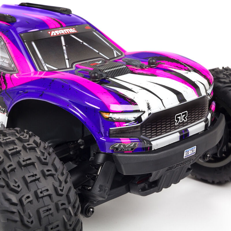 ARRMA 1/10 VORTEKS 4X4 3S BLX Stadium Truck RTR, Purple